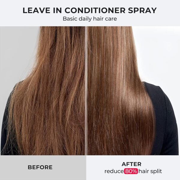 TYMO Heat Protectant Spray for Hair with Argan Oil for Styling Tools, Heat Protection Spray to Smooth & Hydrate, Natural Clean Formulation, Multi-benefit Treatment, Lightweight for All Hair Types - Image 6
