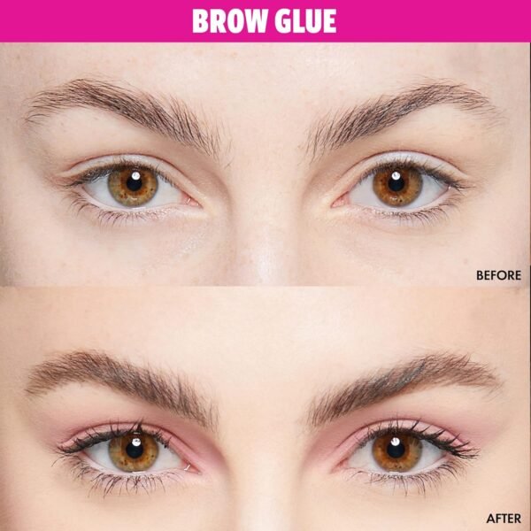 NYX PROFESSIONAL MAKEUP The Brow Glue, Extreme Hold Eyebrow Gel, Clear + Makeup Setting Spray, Matte Finish (2-Pack Bundle) - Image 5