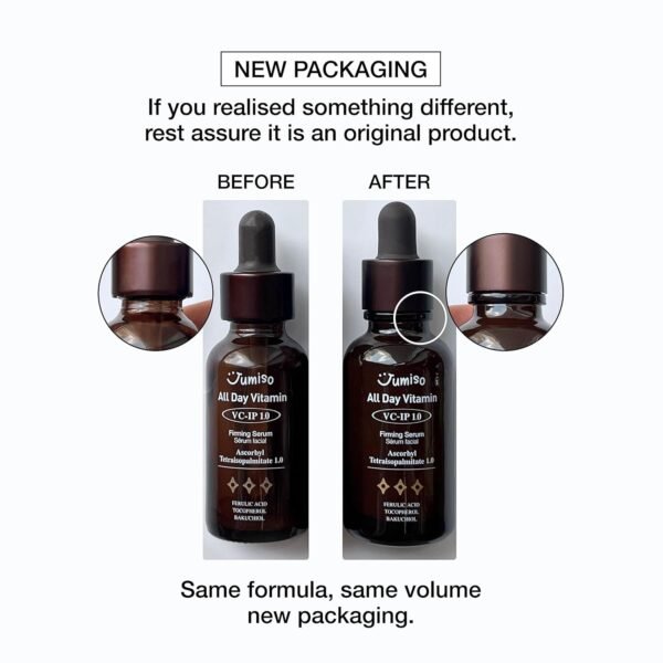 JUMISO All Day VC-IP 1.0 Firming Serum 30ml, 1.01 fl oz, Boosting Collagen, Reducing fine lines, Aronia Extract, Bakuchiol, Panthenol - Image 3