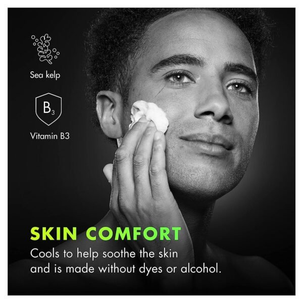 Gillette Labs Rapid Foaming Shaving Gel for Men, Alcohol, Dye and Paraben-Free with Vitamin B3 and Sea Kelp, Cools and Soothes Skin, 7 OZ - Image 4