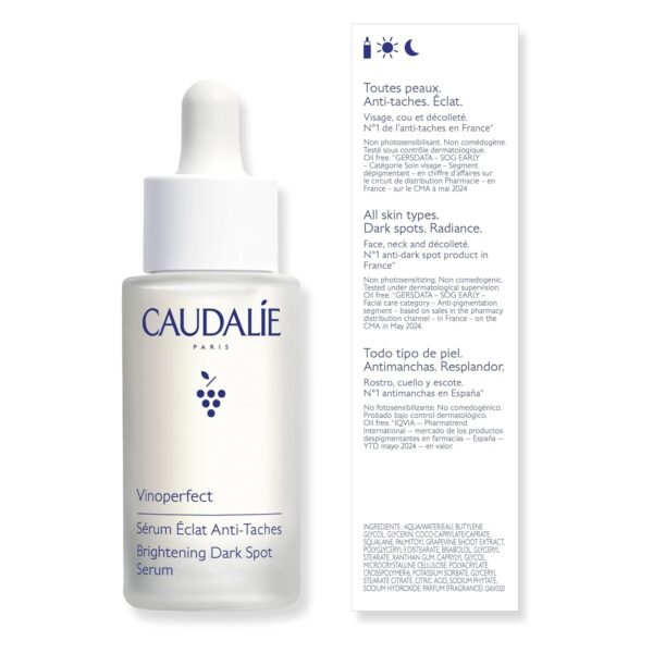 Caudalie Vinoperfect Brightening Dark Spot Serum Vitamin C Alternative - 62x More Effective than Vitamin C with Viniferine for a Visibly Brighter Even Complexion - Image 11