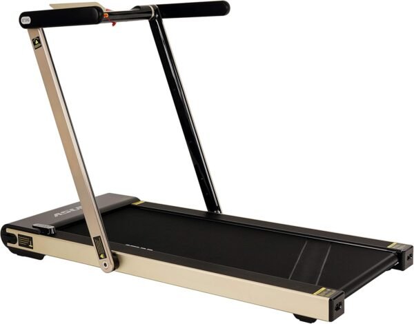 Sunny Health & Fitness Slim Foldable Treadmill Fully Assembled, 17.7" x 49" Non-Slip Running Surface, 2.5 HP Motor, Speeds up to 8 MPH, Shock-Absorption, Device Holder, Digital Monitor, & Easy Storage - Image 3