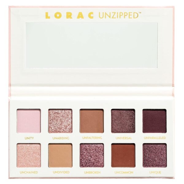 LORAC Unzipped Eyeshadow Palette, Matte And Glitter Finish - Image 2