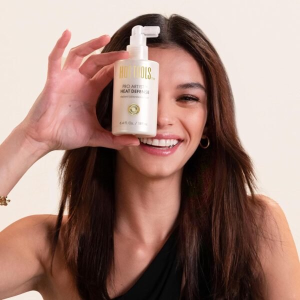 HOT TOOLS Heat Protectant & Instant Detangling Mist | Leave-In Conditioner for Hydrated, Smoother & Shinier Hair |Protects Hair from Heat Damage without Use of Silicones - Image 5
