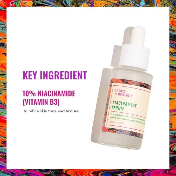 Good Molecules Niacinamide Serum - 10% Niacinamide Balancing B3 Facial Serum for Acne, Tone, Texture - Brightening and Hydrating Skincare for Face - Image 4