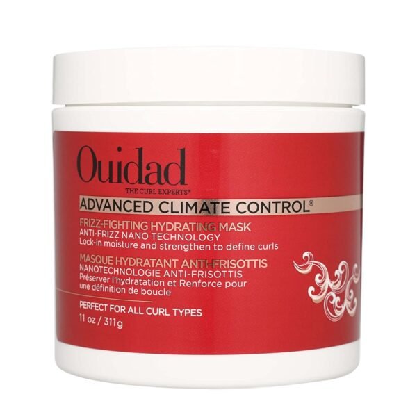 Ouidad Advanced Climate Control Hair Mask - 11 oz, Frizz Control Curly Hair Mask with Vitamin C & Castor Oil, Anti-Frizz Nano Technology, Helps Repair, Nourish and Hydrate Hair, For All Curl Types - Image 2