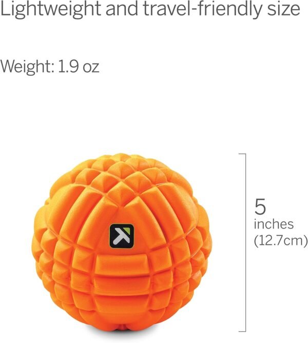 Trigger Point Performance TriggerPoint GRID Ball Foam Massage Ball (5-Inch) , Orange - Image 6