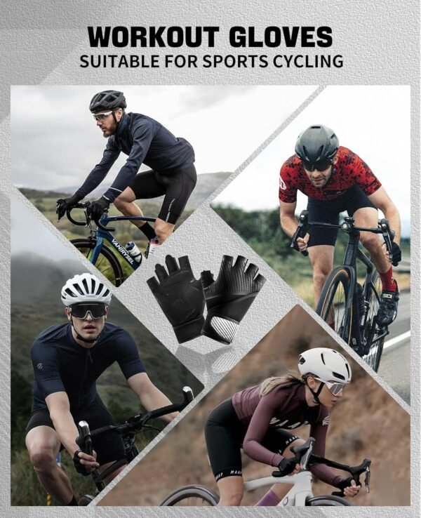 Sperax Professional Exercise Gloves - Lightweight Workout Gloves with Superior Grip - Comfortable Design for Cycling, Exercise, Training, Pull ups, Fitness, Climbing and Rowing - Image 8