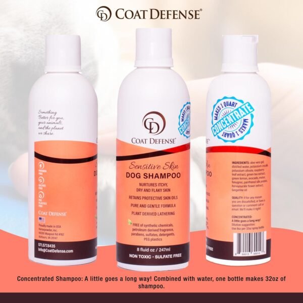 COAT DEFENSE Paw Licker Bundle | Dry Powder for Dogs & Sensitive Skin Dog Shampoo for Allergies and Itching | Smell & Itch Relief | Itchy Skin Relief & Yeast Dog Treatment - Image 7