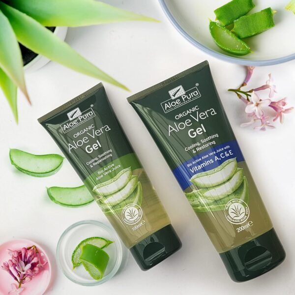 Organic Aloe Vera Gel & Vitamin A C & E 6.8 fl oz - Image 8