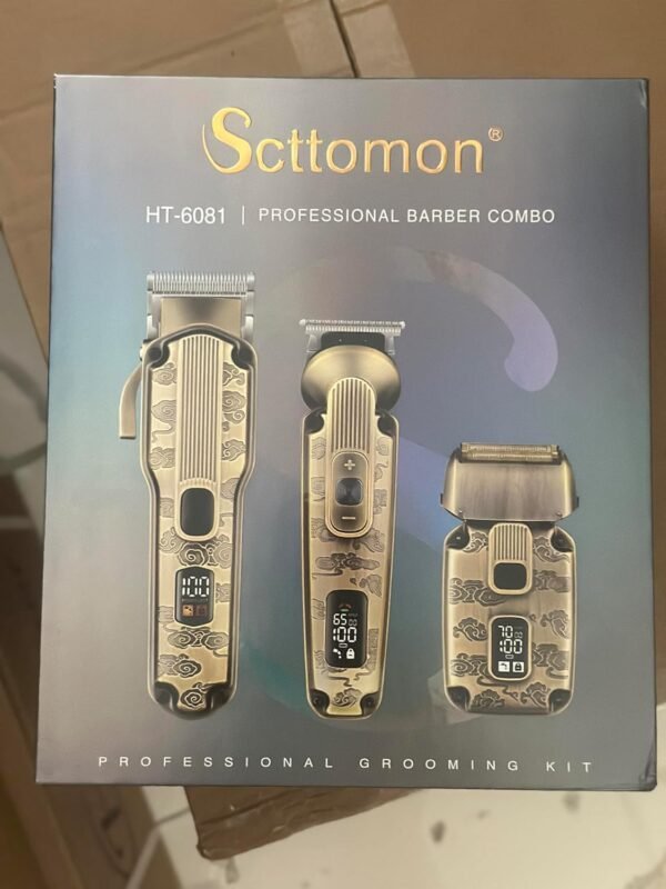 Beard Trimmer Kit Hair Clipper Set Professional Hair Trimmer Electric Foil Shaver Razor for Men Haircutting Machine for Barber Clippers and Trimmers Grooming Kit Nose Body Hair Trimmer - Image 9