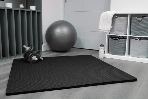 Kangler Puzzle Exercise Mat, 20 Tiles Foam Interlocking Exercise Mats - Floor Tiles for Gym Equipment and Cushion for Workouts - Image 8