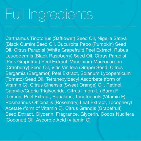 MD Complete Retinol Vitamin C Concentrate Serum | Anti-Aging High Potency Vitamin C Serum | with Retinol, Vitamins C & E, Omega 3-6 & 9, Fruit Seed Extracts 0.5fl oz - Image 6