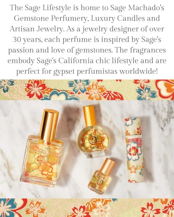 Amber Perfume Oil Roll-On by Sage- 1/8 oz, Vegan & Cruelty-Free, Earthy Scent, Amber, Blood Orange, Musk - Image 6