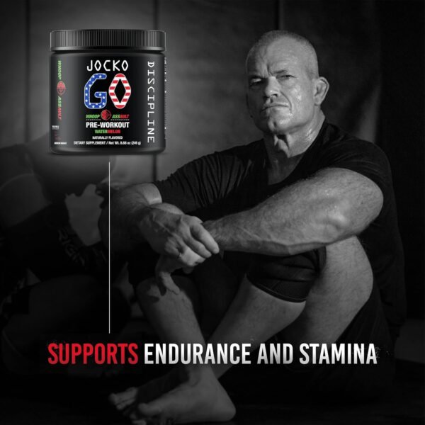 Jocko Fuel Pre Workout Powder with L-Citrulline, Nootropic & Caffeine for Endurance & Stamina - Keto, Sugar Free Blend for Distance Running, Cycling, Jiu Jitsu - 30 Servings (Watermelon) - Image 5