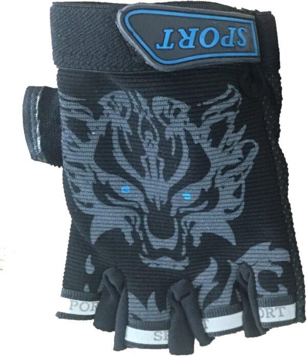 MARZE Cycling Gloves for Kids Children Half Finger Non-Slip Adjustable Sports Gloves Bike Gloves - Image 4