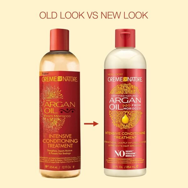 Creme of Nature, Argan Oil for Hair, Intensive Conditioning Treatment, Argan Oil of Morocco, Moisturizing Hair Care, 12 Fl Oz - Image 10