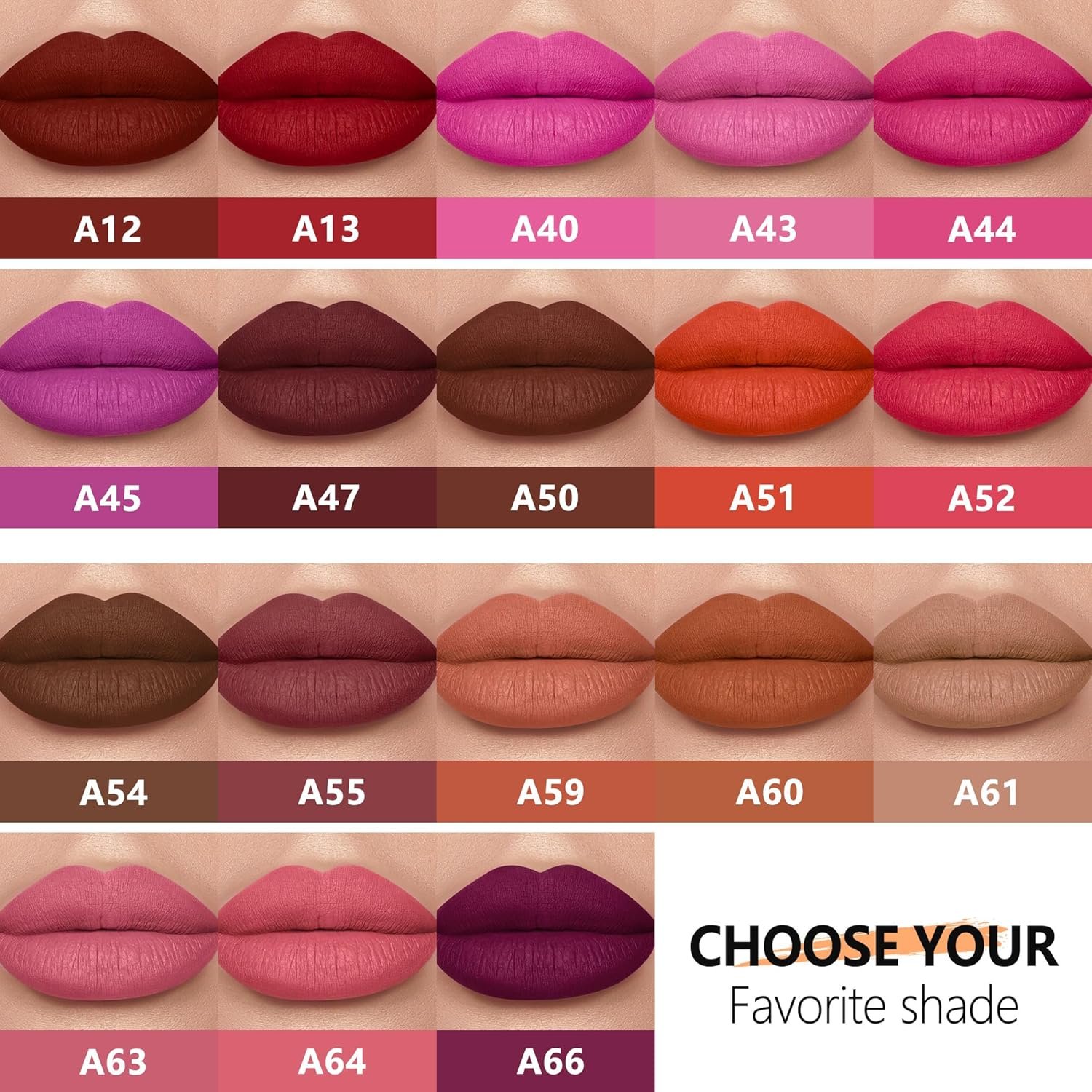 Caramel Lipstick Long Lasting Lipsticks for Women Pigmented Smudgeproof Transferproof Vegan Cruelty Free Lip Makeup, A60 Canyon - Image 8