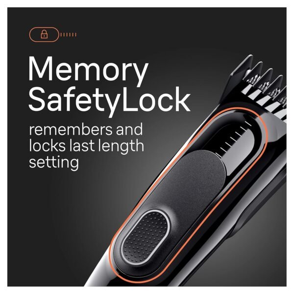 Braun Hair Clippers Series 5 5310, Hair Clippers for Men, Hair Clip from Home with 9 Length Settings, Incl. Memory SafetyLock Recall Setting, Ultra-Sharp Blades, 2 Combs, - Image 9