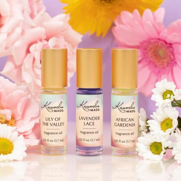 Kuumba Made Lavender Lace Fragrance Oil Roll-On 0.13 fl oz (3.7ml) | Rollerball Perfume | Alcohol Free - Image 3