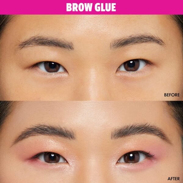 NYX PROFESSIONAL MAKEUP The Brow Glue, Extreme Hold Eyebrow Gel, Clear + Makeup Setting Spray, Matte Finish (2-Pack Bundle) - Image 6