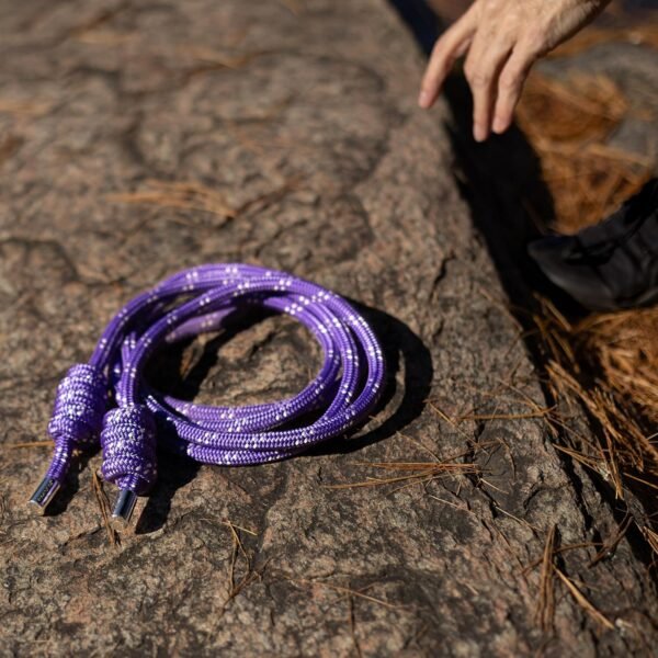 Adjustable Flow Rope - Handcrafted 10' Workout Freestyle Weighted Jump Rope for Strength & Cardio Training - Upper Body Fitness Ropes for Working Out – Double Braided Home Gym Heavy Exercise Rope - Image 4