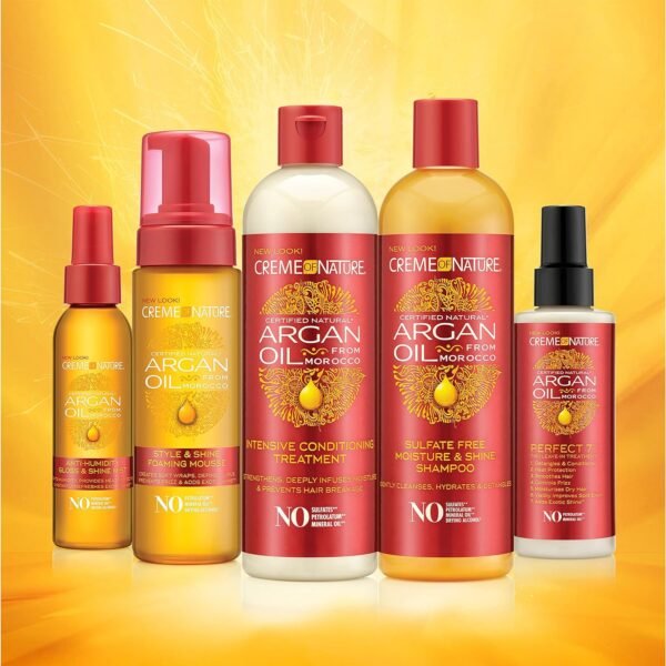 Creme of Nature, Argan Oil for Hair, Smooth & Shine Hair Polisher, Argan Oil of Morocco for Anti Frizz Control, 4 Fl Oz - Image 8