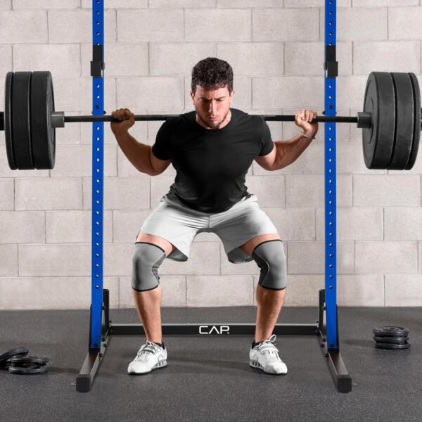 CAP Barbell FM-905Q Color Series Power Rack Exercise Stand, Blue - Image 11