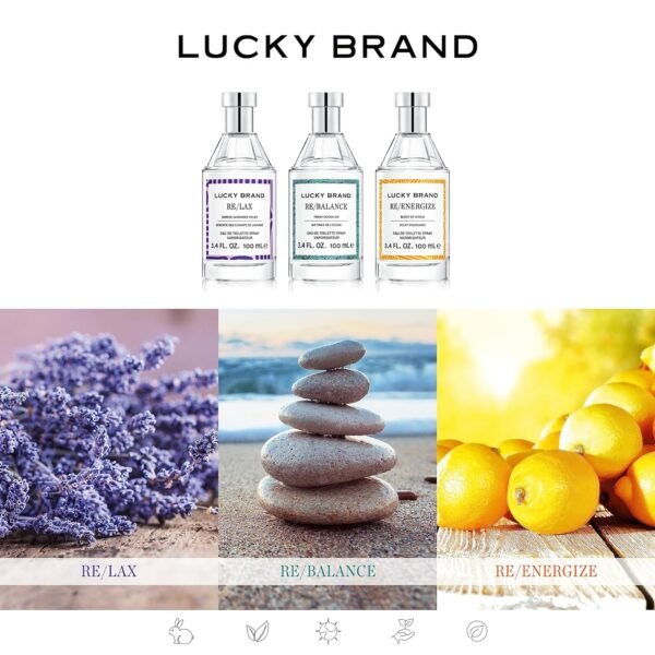 Lucky Brand Re/Energize The New Sustainably-Inspired & Exhilarating Mood-Evoking Unisex Fine Fragrance Mist For Women & Men, 8.0 Fl Oz (Pack of 1) - Image 8