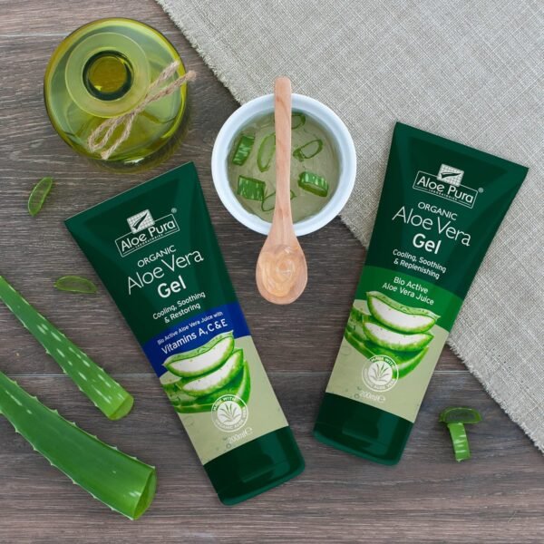 Organic Aloe Vera Gel & Vitamin A C & E 6.8 fl oz - Image 7