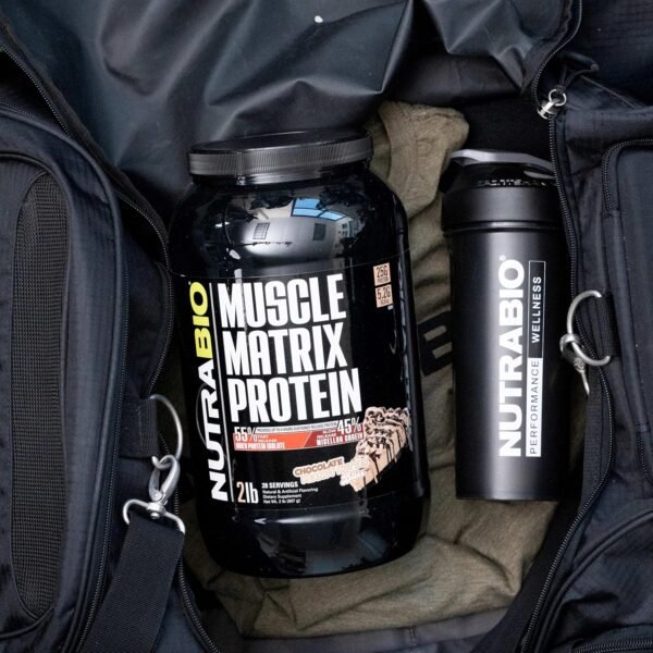 NutraBio Muscle Matrix Protein (Chocolate Peanut Butter, 2 lb (Pack of 1)) - Image 4