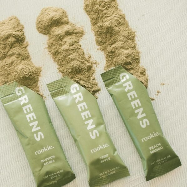Natural Greens Supplements Superfood Powder Drink by Rookie Wellness, Gut Support Digestive Enzyme, Improve Mood, Immune Support, Passion Guava Greens Powder (30 Serving Bag) - Image 10