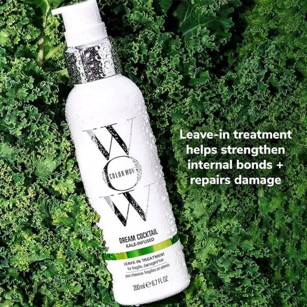 COLOR WOW Dream Cocktail Kale Infused Leave-in Treatment – for fragile, damaged hair | Reduce hair breakage by 50% in a single use | Powerful heat protectant - Image 6